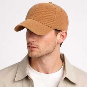 หมวกเบสบอลผ้าลูกฟูก ยูนิเซ็กส์ วินเทจ ผ้าฝ้าย หมวกลำลอง - Product Image 2