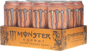 Monster Ultra Peachy Keen 500ml Energy Drink Can <b>Zero</b> <b>Sugar</b> Low Calorie Refreshing Beverage Factory Direct Wholesale Bulk Deals - Product Image 5