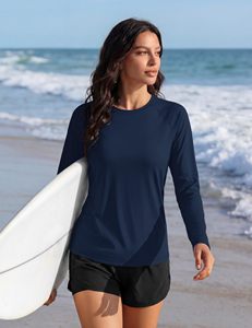 Camisetas de Pesca para Mujer de Alta Calidad, Manga Larga, Protección UV, Secado Rápido, Ropa Deportiva para Exteriores, 100% Poliéster UPF - Product Image 4