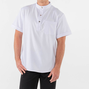 Tunique de barbier pour homme, uniforme de coiffeur, tunique de styliste avec logo - Product Image 1