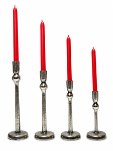 Premium Handmade Aluminium Candle Holder Organic Shape Metal Candlestick Stand Modern Rustic Tabletop Decoration for Home - Product Image 5