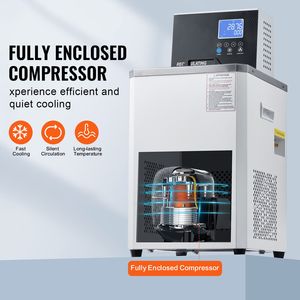 Circolatore da Laboratorio 6L con Display LCD, Pompa di Raffreddamento a Bassa Temperatura 23-212°F, Attrezzatura per Refrigerazione da Laboratorio - Product Image 2