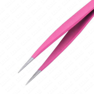 Anti Static Curved Eyelash Tweezers Stainless Steel Slanted Tip Precision Makeup & Lash Extension <b>Tool</b> With Wholesale Price - Product Image 5