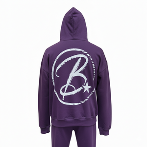 Sweat à capuche zippé Blossom unisexe, marron noir ombré, en molleton de coton, décontracté, pour l'automne, disponible en plusieurs couleurs - Product Image 4