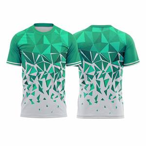 Camiseta Deportiva de Fútbol con Material que Absorbe la Humedad |   Impresión de Logotipos Personalizados |   Tela con Control de Humedad - Product Image 2