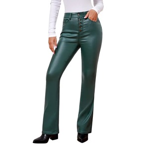 Pantalons en cuir décontractés pour femmes en gros, haute qualité, style tendance, vente en gros - Product Image 1