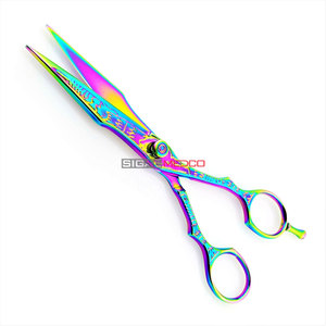 Dog Grooming Scissors Professional Sharp Cutting Pet Grooming <b>Shears</b> Durable Stainless Steel Straight Blade Hair Trimming <b>Tool</b> - Product Image 5