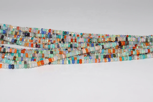 ลูกปัดโอปอลดิสโก้ไฟธรรมชาติเอธิโอเปียขนาด4มม. 16นิ้วลูกปัดโอปอลแวววาวสำหรับทำเครื่องประดับ - Product Image 4