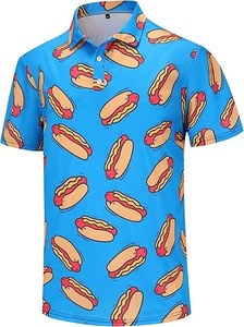 Camisas de Hombre de Alta Calidad, Nueva Moda 2025, Último Estilo, Manga Corta, 100% Poliéster, Transpirable, 180g, Casual, Verano, OEM - Product Image 3