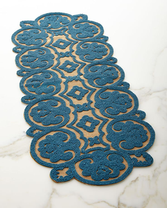 Hand Craft Beaded Table Runner With Festival And Party Theme Look Artistic Seed Beads Table Runner Perfect For Holiday - Product Image 1