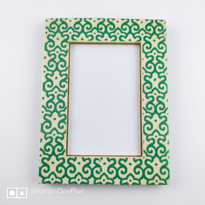Cadre photo artisanal en os incrusté, sur mesure, OEM, ODM, moderne, à rayures, pour table, DECORYUG - Product Image 2