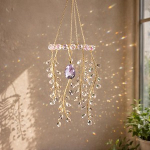 Atrapasoles de cristal multicolor para regalo y uso interior, decoración colgante de techo para iluminación estética de habitaciones - Product Image 1
