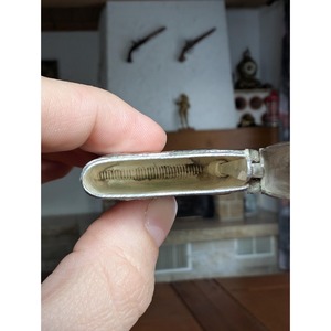 Assured Quality Vintage Aluminum Match Case With Embossed Woman Design Durable Household Use - Product Image 6