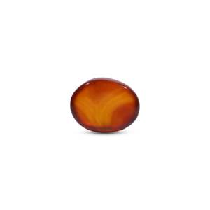 Handcrafted 9.05 Ct Pink Yemeni Aqeeq Oval Cut Loose Gemstone for Fine Jewelry - Product Image 2