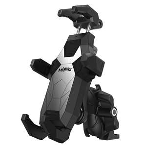 Soporte Universal ajustable de gama alta para teléfono móvil de motocicleta MILVUS, diseño patentado, fijación de manillar de acero inoxidable 304 - Product Image 1