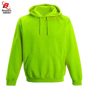 Sweat-shirt à capuche de travail pour homme S 3XL en polaire légère dans des couleurs de sécurité avec poche imperméable et respirante - Product Image 6