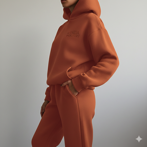 Ensemble sweat à capuche zippé Ranzia avec strass, Survêtement Ranzia grande taille avec strass, Sweat à capuche et pantalon de survêtement Ranzia entièrement zippés avec strass - Product Image 5