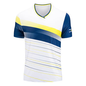 Maillot de badminton imprimé confortable à prix de gros, léger et respirant, meilleure arrivée, maillot de tennis pour hommes - Product Image 1