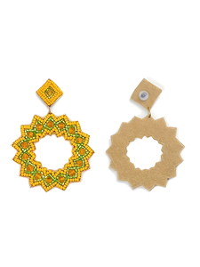 Joyería de Moda para Mujer, Diseño Clásico Bordado con Cuentas, Ligera, Hecha a Mano, Personalizada, de Alta Calidad, Regalo de Boda - Product Image 3