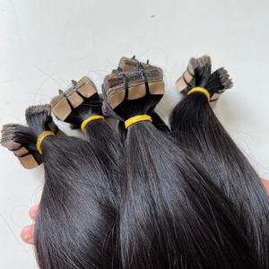 CDYHAIRVN Cabello Humano Virgen Vietnamita de Lujo, de un Solo Donante, Sin Procesar, con Cinta Adhesiva Invisible, Doble Trama, Color Personalizado, Todos los Colores - Product Image 3