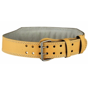 Durable Leather Weight Training Belt for Fitness Gym Workout <b>Back</b> <b>Support</b> Powerlifting Gear - Product Image 2