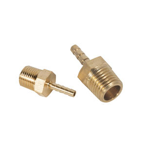 Raccord de tuyauterie réducteur mâle CNC de précision avec tête hexagonale filetée G, surface dorée polie, résistant aux hautes pressions - Product Image 3