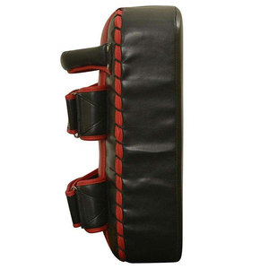 Guantes de Boxeo de Piel Sintética Negros y Rojos con Correas de Velcro Ajustables para Entrenamiento de Artes Marciales para Adultos - Product Image 2