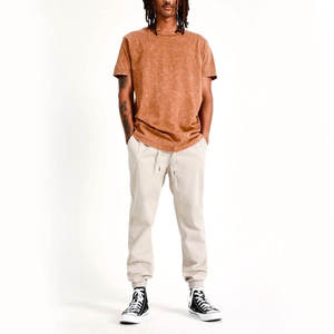 T-shirt personnalisé en coton épais de haute qualité, impression à la demande, délavé à l'acide, effet vieilli, T-shirts délavés à l'acide - Product Image 4