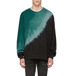 Sudadera personalizada Tie Dye, ropa de calle más nueva, Sudadera con capucha, Color sólido, liso, en blanco, cuello redondo, sudadera para hombre, ropa de gran tamaño para hombre - Product Image 1