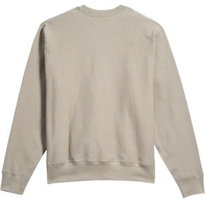 เสื้อสเวตเชิ้ตคอกลมผ้าฟลีซทรงหลวมสบายแบบกำหนดเอง แขนเสื้อแบบริบ สำหรับผู้ชาย สั่งซื้อเสื้อผ้าขายส่ง - Product Image 2