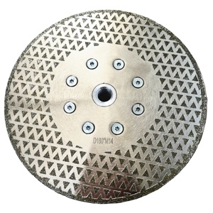 Lưỡi cắt đá granite, đá marble, kính mạ điện kim cương 115mm, dụng cụ xây dựng, nhà sản xuất máy cắt đá Grander - Product Image 4