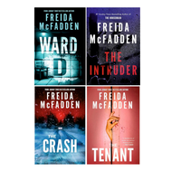 Koleksi 4 Buku Freida McFadden untuk Anak-Anak & Dewasa: The Intruder, Ward, D Tenant, Crash (Fiksi Paperback, Grosir)