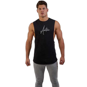 High Quality Sleeveless Gym Shirt <b>Men</b> Workout Tank Top Gym Wear T-shirt Vest <b>For</b> <b>Men</b> - Product Image 3