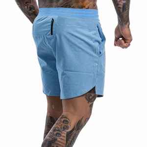 Pantalones Cortos de Verano para Hombre, Estilo Casual, Cintura Media, 2 Piezas, MOQ, Transpirables, de Secado Rápido y Antiarrugas, con Cordón Ajustable, 100% Poliéster, Venta al Por Mayor - Product Image 5