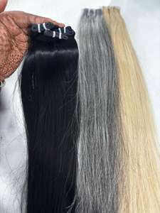 Extensiones de Cabello Humano Liso Natural, Ondulado y Rizado, Paquete a Granel, Ligero y Ecológico - Product Image 5