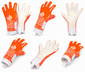 Gants de gardien de but de football professionnels en gros, respirants, en latex, avec sangle de poignet réglable et fermeture auto-agrippante, conception personnalisée OEM - Product Image 6