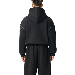 Sudadera con Capucha Personalizada de Algodón y Felpa, Estilo Urbano Informal, Sudadera con Capucha para Hombre y Mujer, Unisex, Impresión Serigráfica, Impresión Puff - Product Image 4