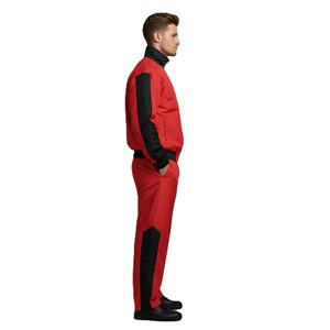 Wholesale Men Hooded Solid <b>Waterproof</b> Nylon <b>Tracksuit</b> Breathable Sports Wear Zipper Side Pocket Custom OEM Comfortable <b>Tracksuit</b> - Product Image 6