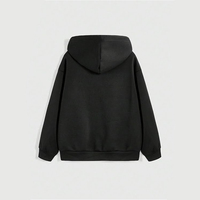 Sweat à capuche zippé avec imprimé floral Ailes d'ange et strass, coupe oversize, personnalisable, unisexe, streetwear, vente en gros