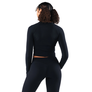 Soutien-gorge de sport sans couture à manches longues et fermeture éclair pour femme, maintien élevé, idéal pour le yoga, la gym et l'entraînement, vêtements de performance, OEM - Product Image 3