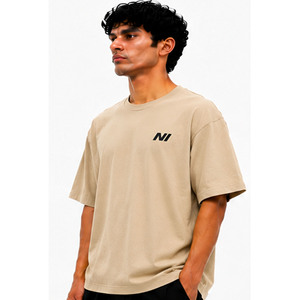 Camiseta Personalizada Extra Grande para Hombre, 100% Algodón, con Logotipo Estampado en la Parte Delantera, Cuello Redondo, Manga Corta, Transpirable, 180g, Corte Jersey, NOFYAN - Product Image 1