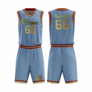Tenue d'équipe de basketball professionnelle, maillot et short de basketball personnalisés avec impression par sublimation intégrale - Product Image 3