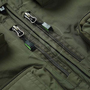 เสื้อกั๊กผ้าแคนวาสสำหรับล่าสัตว์ในฤดูหนาว ระบายอากาศได้ดี น้ำหนักเบา เป็นมิตรกับสิ่งแวดล้อม กันน้ำ ใช้งานกลางแจ้งได้ตลอดวันในสภาพอากาศฝนตก - Product Image 5