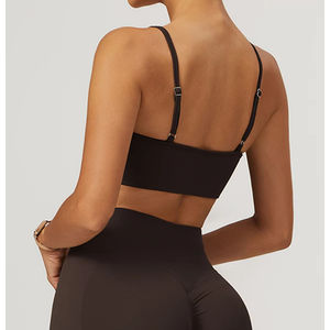 Sujetador Deportivo Premium para Mujer, Estilo Racerback, con Cierre Frontal, Cuello en U, Soporte Medio, Transpirable, Ligero y Ecológico, para Yoga y Entrenamiento - Product Image 3