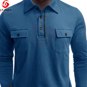 Camisetas de Manga Larga para Hombre, Personalizadas, de Algodón Premium, Tejido Ecológico Antiarrugas, con Diseño de Logotipo Personalizado - Product Image 2