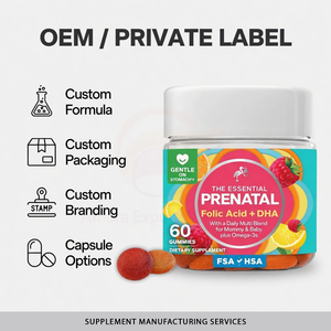 Gomitas Multivitamínicas Prenatales con Ácido Fólico, DHA, Omega 3, Suplemento para el Embarazo, Marca Privada OEM - Product Image 4