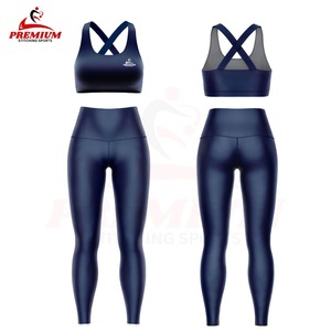 Conjunto de Yoga de 2 Piezas para Mujer, de Alta Calidad, Secado Rápido, Cómodo, Transpirable, Cintura Alta, Servicio OEM, Nueva Llegada - Product Image 1