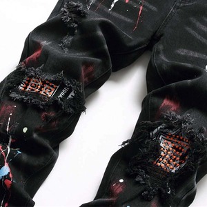 Wholesale Customized Logo Men <b>Denim</b> Pants High Quality <b>Denim</b> Pants 2026 Customized <b>Material</b> <b>Denim</b> Pant for Men - Product Image 4