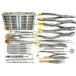 International 25-Piece Reusable Stainless Steel Dental Surgery Extracting Elevators Forceps Instrument Kit CE By <b>Blush</b> Surgical - Product Image 3