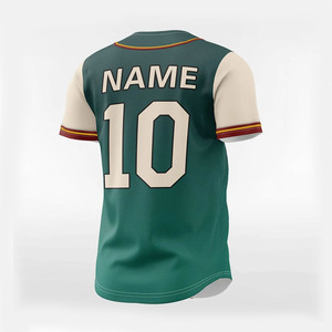 Camiseta de Béisbol Bordada para Equipo, con Botones, Diseño Personalizado, Malla Transpirable, de Secado Rápido - Product Image 5